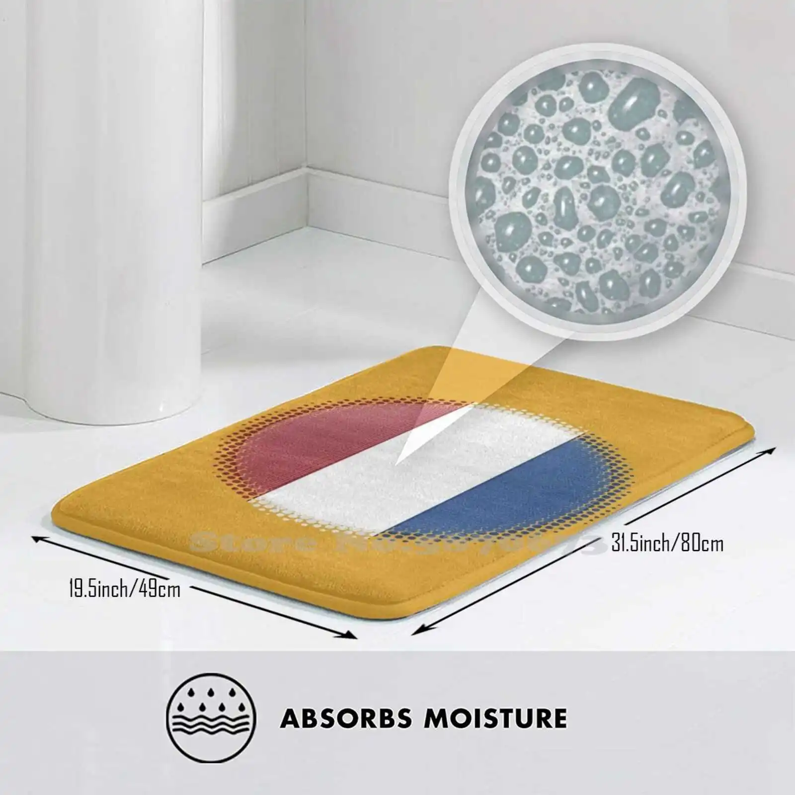 Флаг Королевства Нидерландов Мягкий подушечка для ног Коврик товары для комнаты Голландская живопись Искусство на.