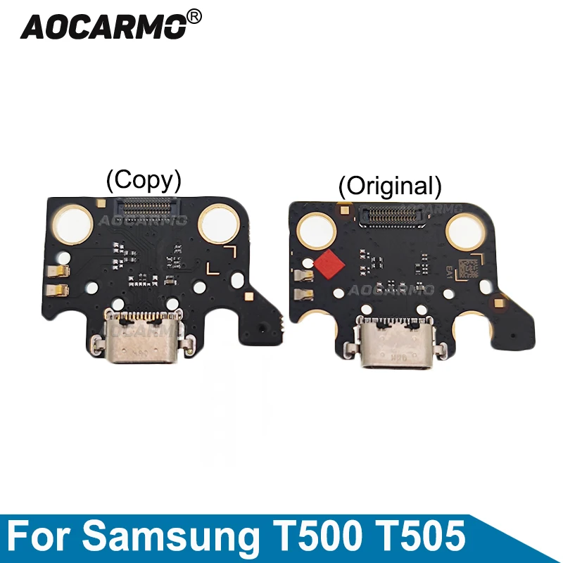 

Aocarmo USB Charging Dock Charger Port Flex Cable For Samsung Galaxy Tab A7 10.4 T500 T505 Repair Replacement Part