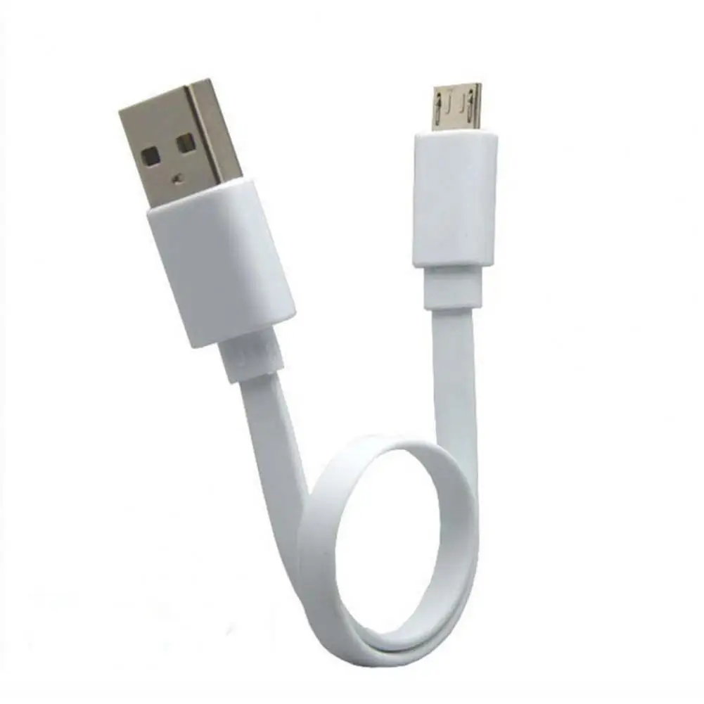 

Charger Cable Ultra Short Stable Charging 20cm Flat Micro USB Cable Charging Line for Phone