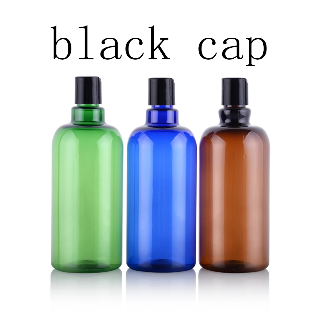 10 шт. пустая бутылка для шампуня диск верхнего Кепки Пластик большой агород ПЭТ геля и лосьона душа бутылки