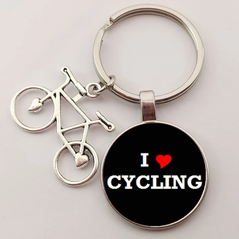 Брелок для ключей &quotЯ люблю велосипед&quot высококачественный ретро брелок с
