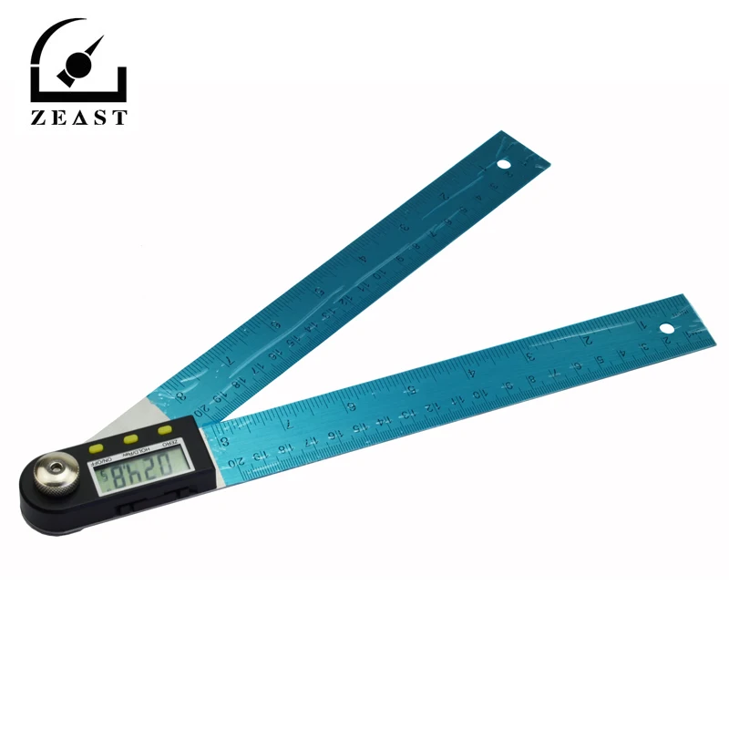 Цифровой угломер транспортир из нержавеющей стали Гониометр 200/300/500 мм 12