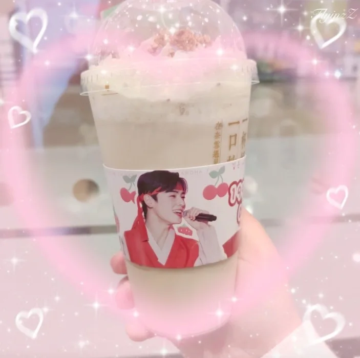 Регулируемые рукава для бутылки с водой 500 шт. одноразовые бумажные рисунком