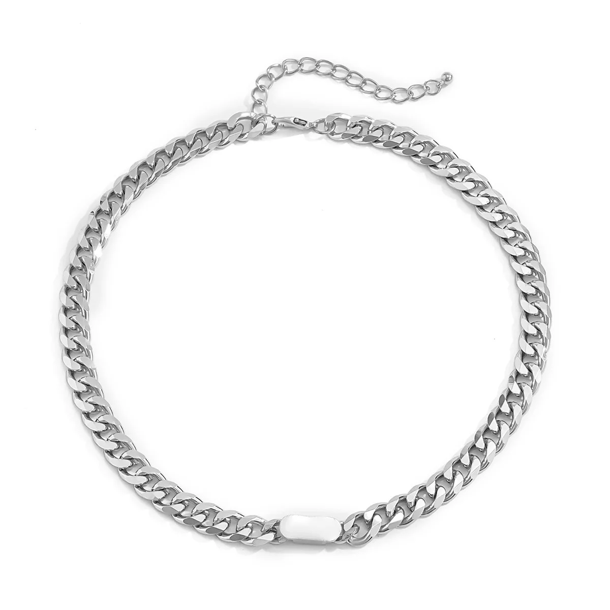 

Women 2021 Punk Cuban Chunky Men's Hip Hop Necklace Golden Link Necklace Jewelry Gift Wholesale