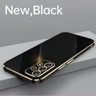 Ультратонкий милый силиконовый чехол с покрытием для телефона Samsung Galaxy S21 S20 FE S10 Note 20 Plus A72 A52 A32 A22