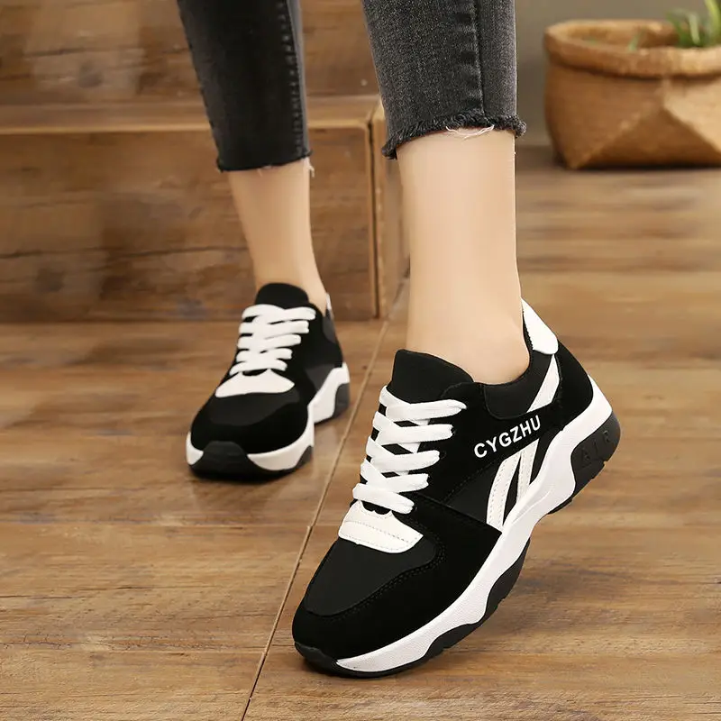 

Sneakers Women Shoes Flats Casual Women Running Shoes Woman Lace-Up Mesh Lightweight Breathable Zapatillas De Deporte Para Mujer