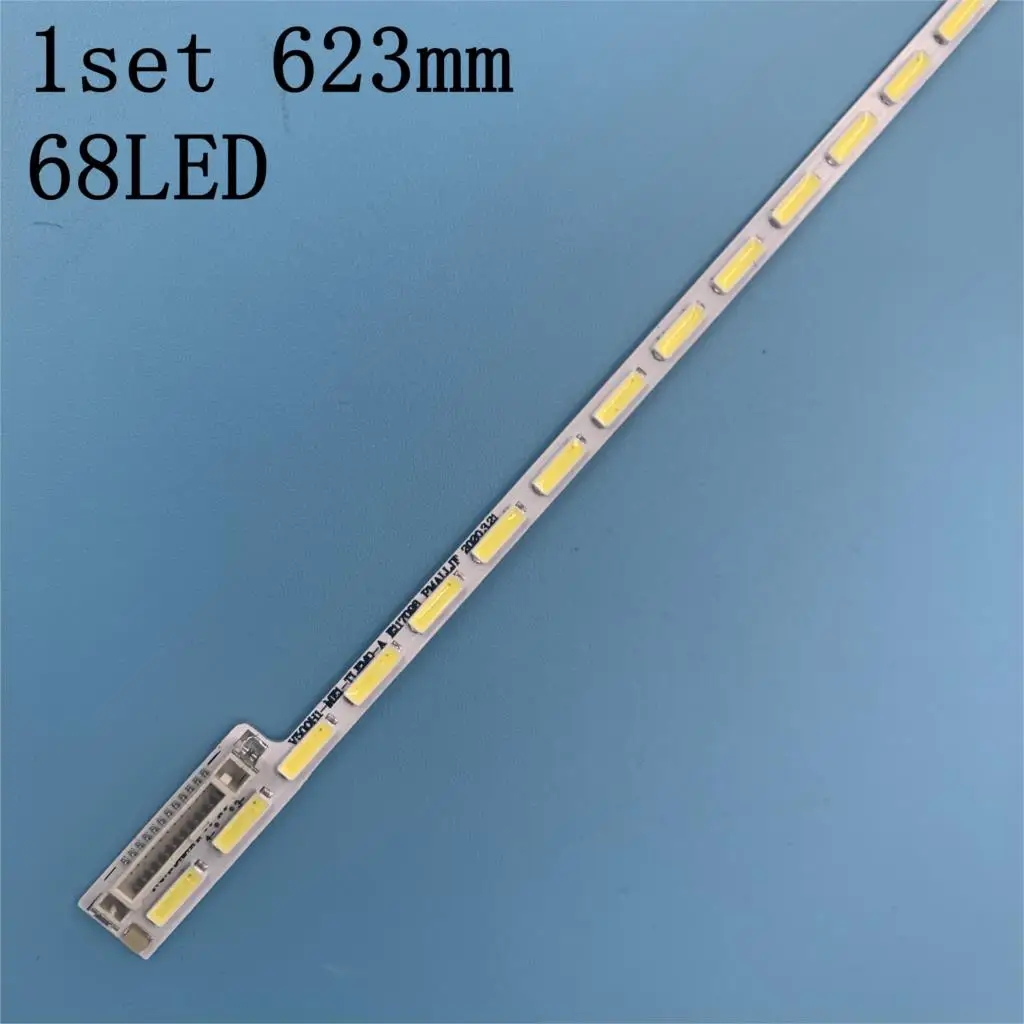 

FOR repair Haier LCD TV LED backlight LE50A5000 50DU6000 Article lamp V500H1-ME1-TLEM9 1piece=68LED 623MM