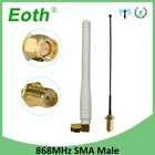EOTH 1 2 шт. 868 МГц антенна 3dbi sma штекер 915 МГц lora антенна iot модуль lorawan антенна ipex 1 SMA Гнездовой Удлинительный кабель