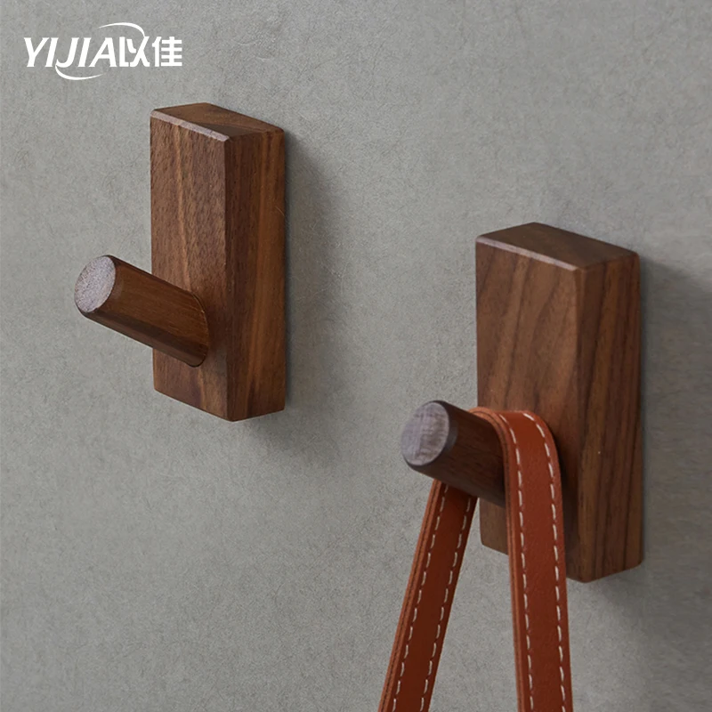 Деревянные креативные простые Крючки для пальто дома офиса спальни дверные