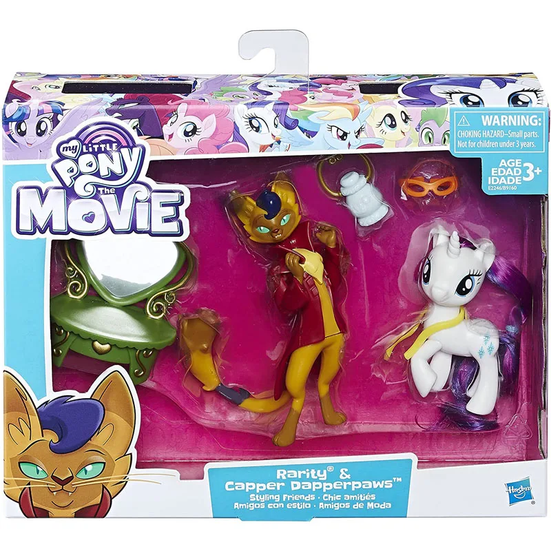 

My Little Pony The Movie Princess Skystar Rarity Capper Dapperpaws Twilight Sparkle Songbird Serenade Festival Friends Set Toy