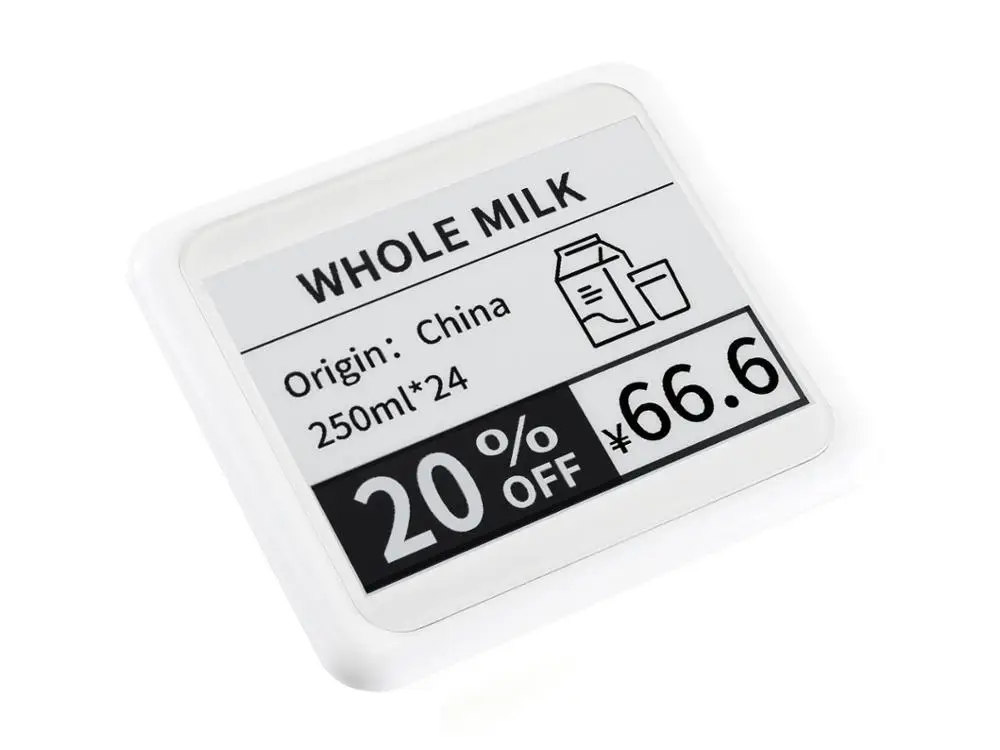 4 2 дюймовая пассивная электронная бумага с NFC-питанием без батареи беспроводное