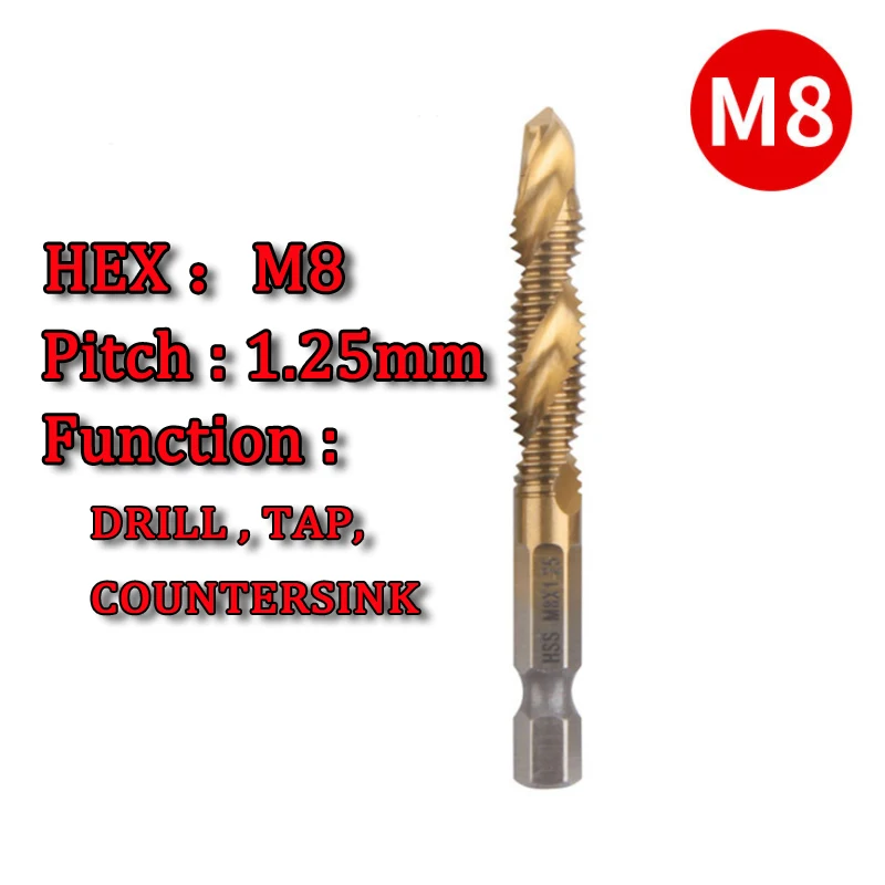 6 шт. шестигранная ручка для сверления металла бетона дерева | Инструменты