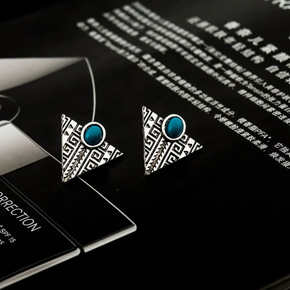 Европейские и американские импортные товары модные серьги ретро сплав