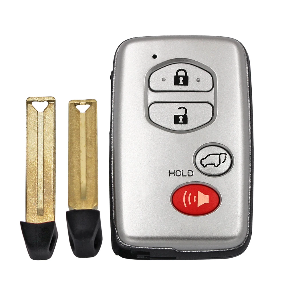 Чехол для автомобильного ключа с 2/3/4 кнопками Toyota ключ Camry Avalon Corolla Prius RAV4 Highlander 4