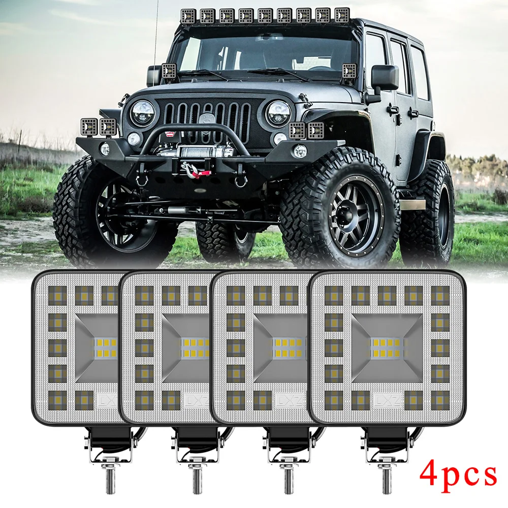 Автомобильный рабочий мини светильник 23 светодиода 69 Вт Точечный для