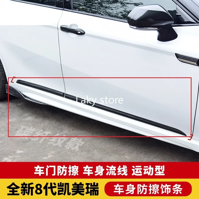 

For Toyota 8th Camry 2018 2019 door side bumper anti scratch strip anti scratch strip rear view mirror,Styling Mouldings