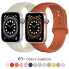Резиновый ремешок для часов iWatch SE Мягкая силиконовая лента, 40 мм, 44 мм, 65, для часов серии 6, 5, 4, 3, 2, 1, 38 мм, 42 мм