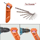 Точилка для сверл, портативное корундовое шлифовальное колесо 2-12,5 мм с питанием для дрели, шлифовального станка, для деревообработки