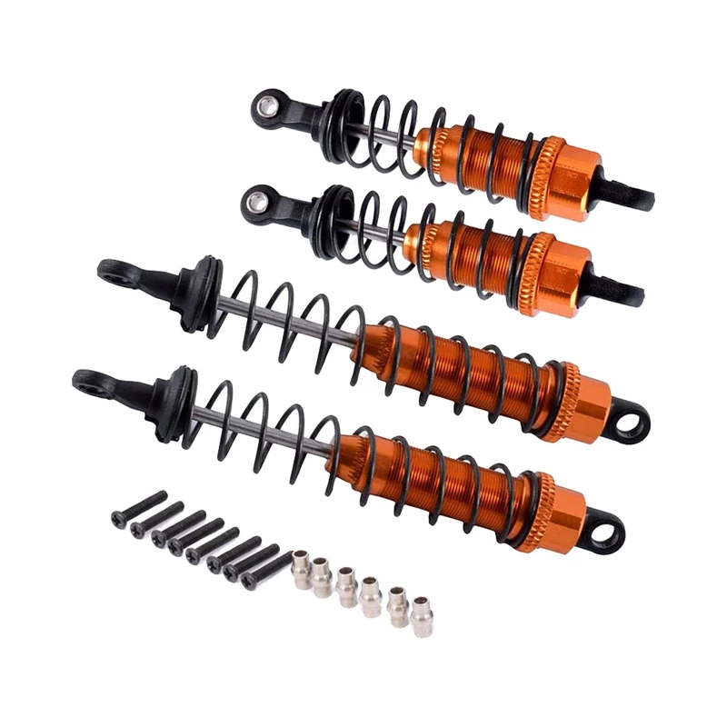 

4 шт. Алюминий передний и задний амортизатор обновления Запчасти для WLtoys 12428 12423 1/12 RC автомобиль гусеничный короткий курс грузовика