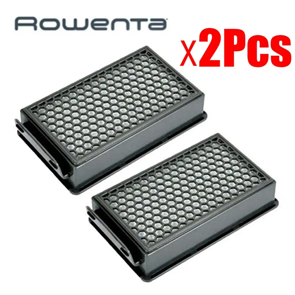2Pcs filter Комплект фильтров Rowenta HEPA Staubsauger Compact power RO3715 RO3759 RO3798 RO3799 Запчасти для пылесоса комплект аксессуаров - Цвет: 2Pcs filter