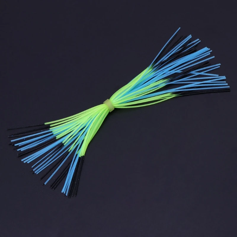 40 шт./Нитки рыболовные юбки силиконовая резина джиг приманка в виде кальмара