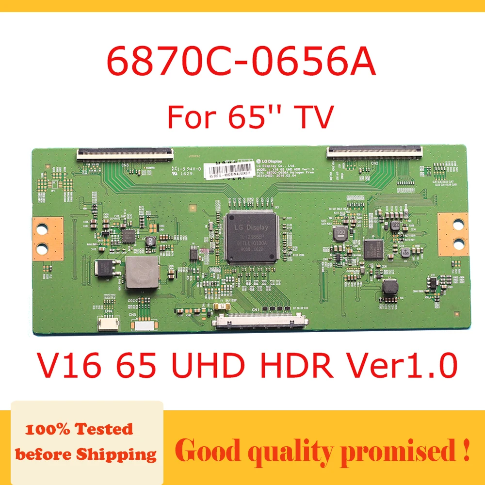 Оригинальная плата 6871L 4862A LG T con 6870C 0656A V16 65 UHD HDR Ver1.0 для телевизора дюймов хороший