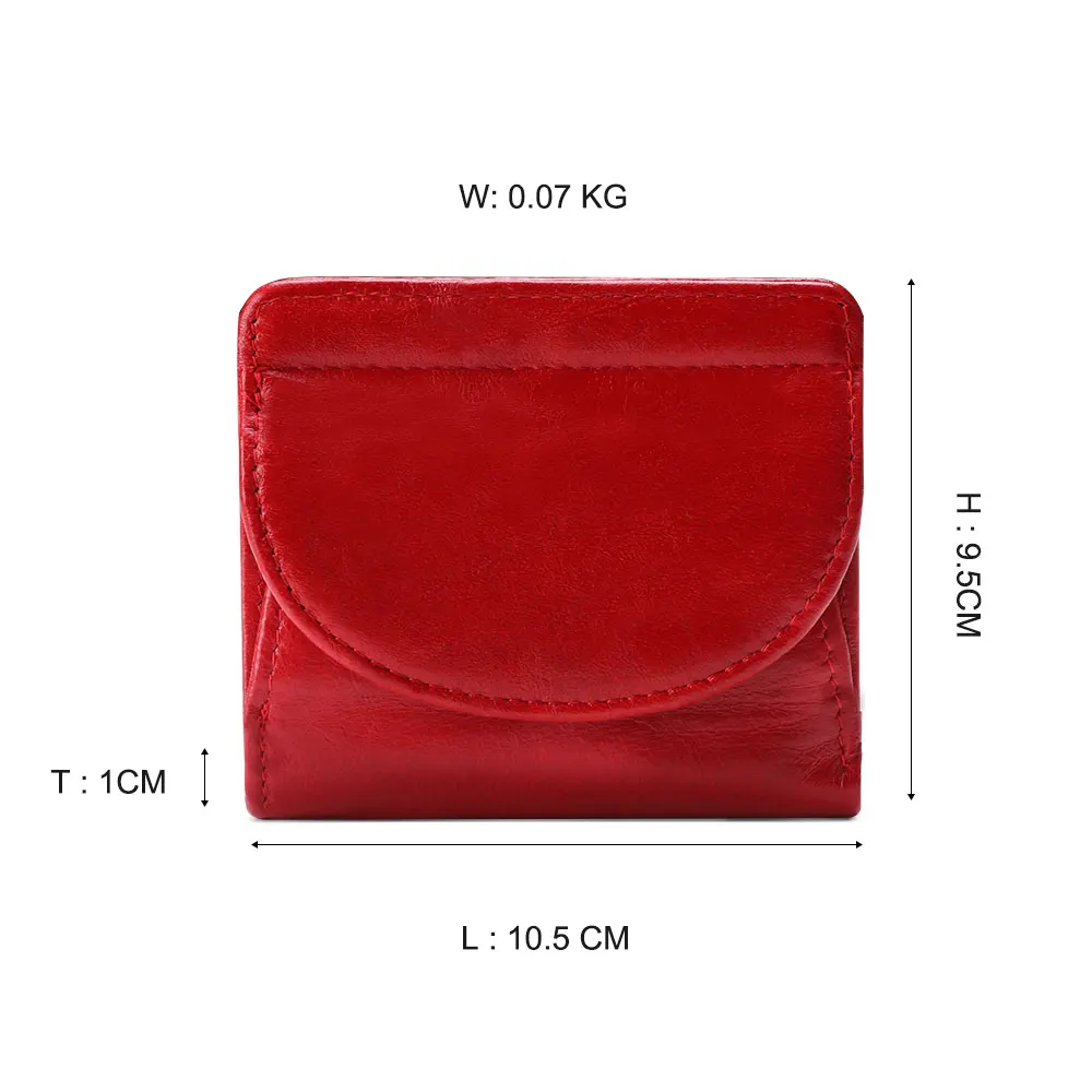 Женский мини кошелек JOYIR из натуральной кожи маленький держатель для карт