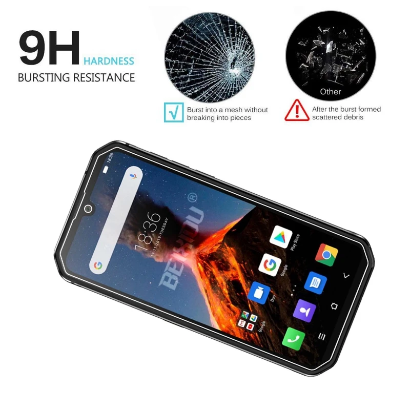 2 шт Полное закаленное стекло для Blackview BV9900 защита экрана 2.5D 9h защитная пленка |