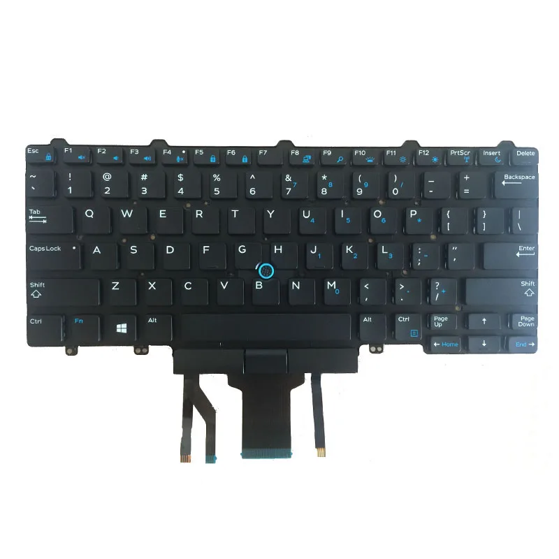 Новая клавиатура для ноутбука DELL Latitude E7250 E5450 E7470 7250 E7450 английская раскладка с