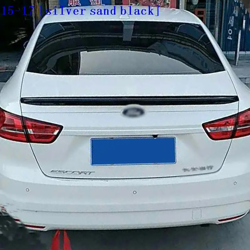 

Modification Accessories Aileron Voiture Tuning Rear Car Aleron Trasero Auto Wing Spoiler 2015 2016 2017 FOR Ford Escort