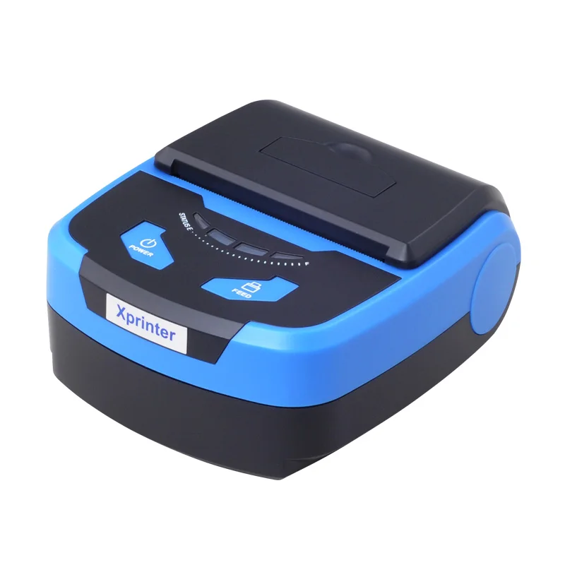 Портативный 80 мм Bluetooth термопринтер Поддержка Android POS многоязычный макс. 70 мм/сек