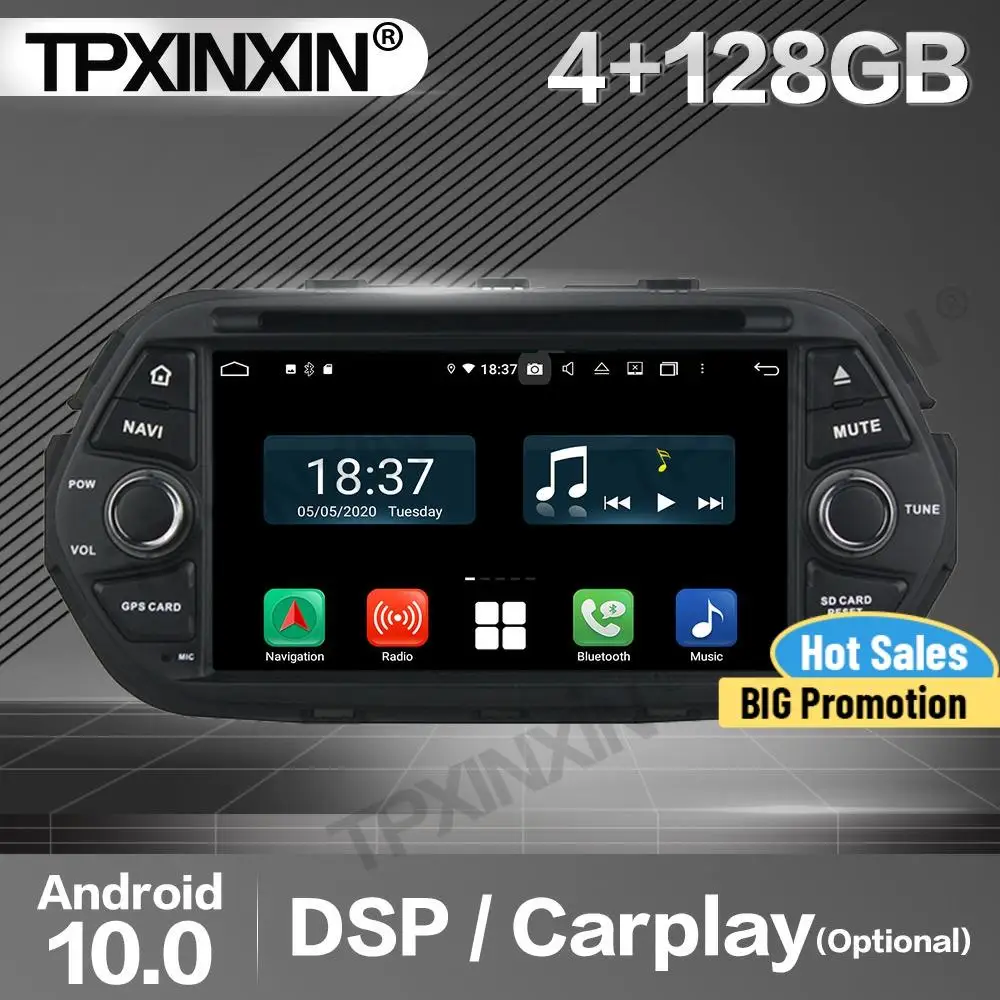 

Автомагнитола Carplay, 128 ГГц, 2 Din, стереоприемник, Android 10, для Fiat Egea 2016, GPS-плеер, аудиомагнитофон, головное устройство