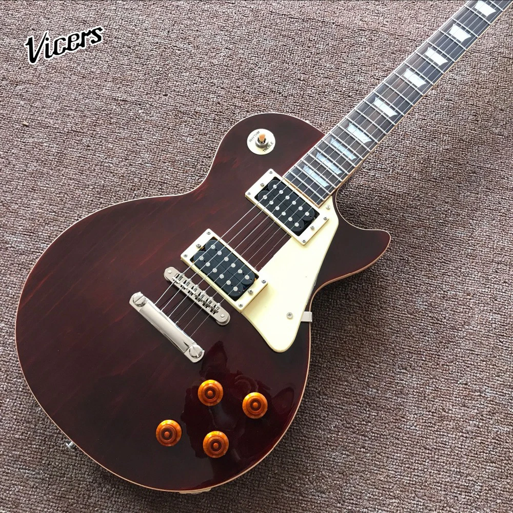 

Custom shop,Standard Custom Electric Guitar.fingerboard binding Standard gitaar,mahogany body guitarra.