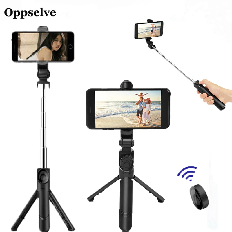 Oppselve 3 в 1 Bluetooth селфи палка штатив выдвижной монопод универсальный для iPhone XR X 7 8 6 S