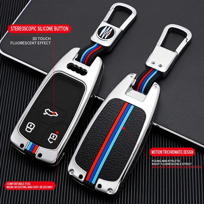 

Чехол для автомобильного ключа, чехол для автомобильного ключа, чехол для автомобильного ключа Audi A4 A4L A5 Q5 Q7 TT 2016 2017 2016, аксессуары для стайли...