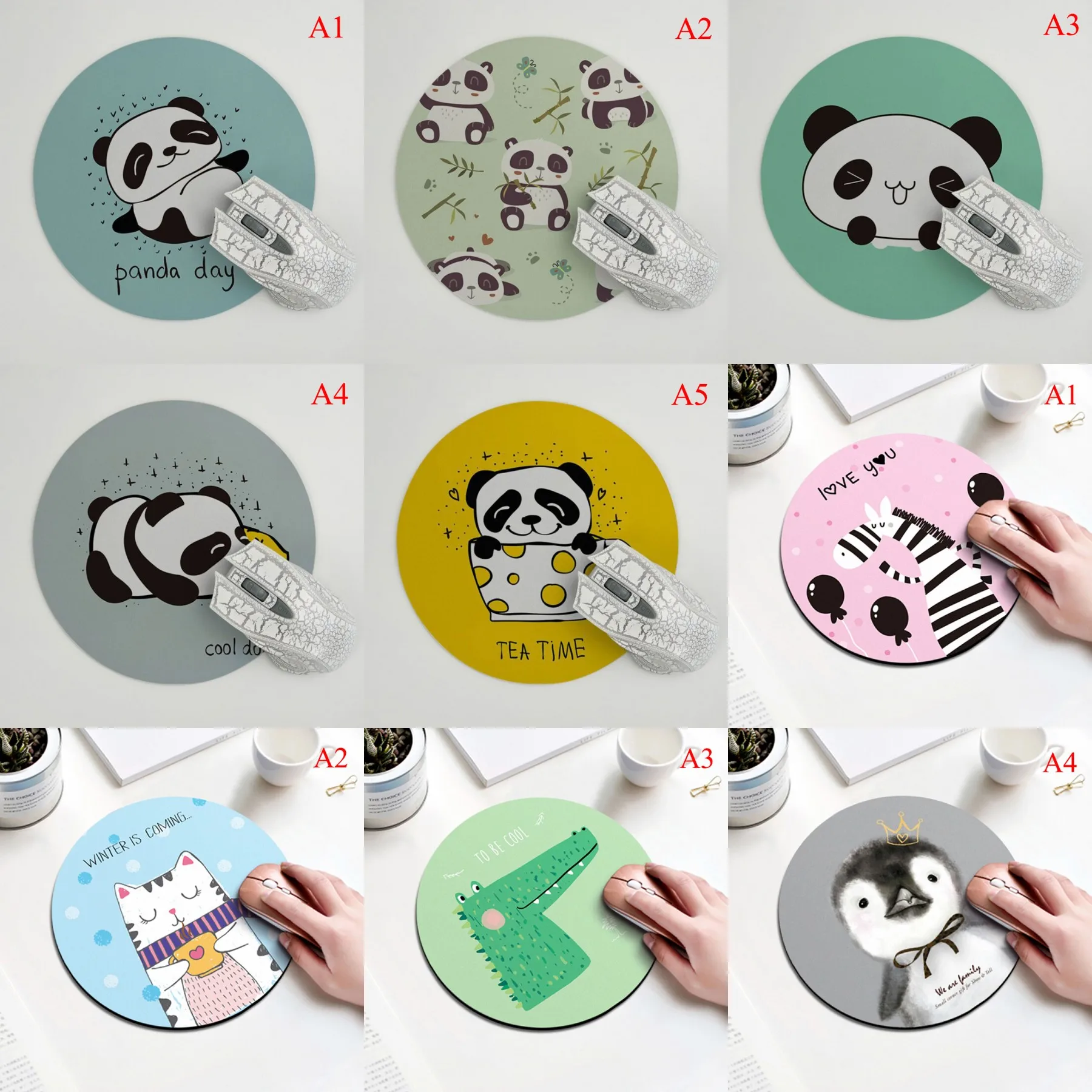 Игровые коврики для мыши коврик компьютерной с рисунком кошки собаки лошади