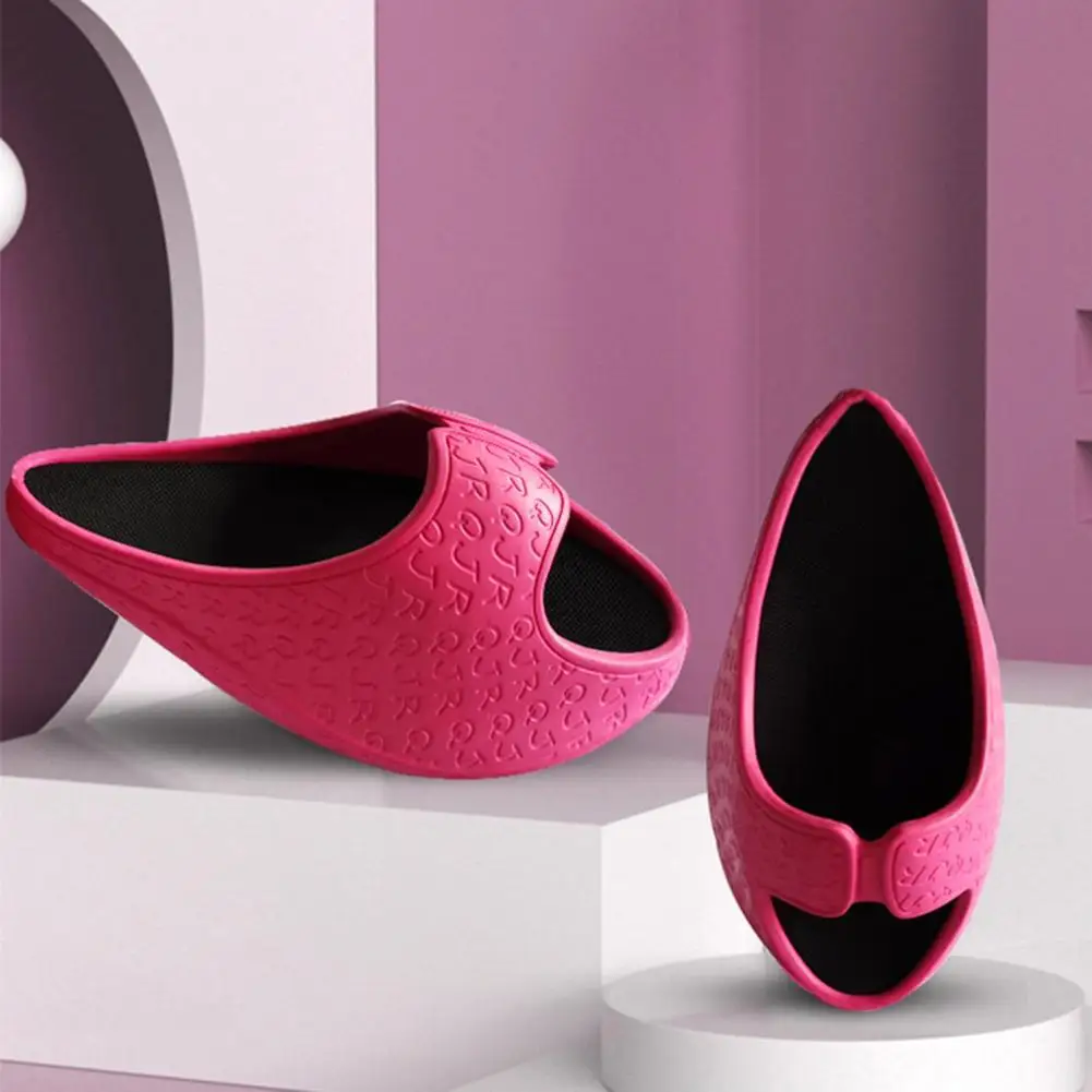 

1 Pair Shook Slippers Thick Breathable Lightweight Slimming Leg Beauty Foot EVA Body Shaper Slippers for Women