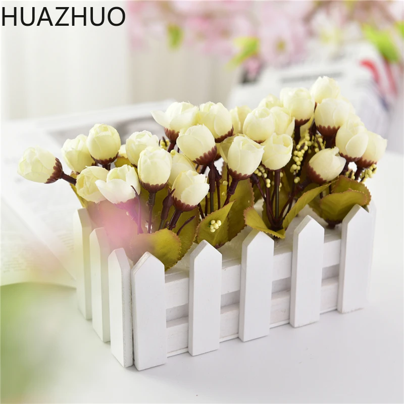 Искусственная чайная роза для свадебного декора искусственные цветы маленькое