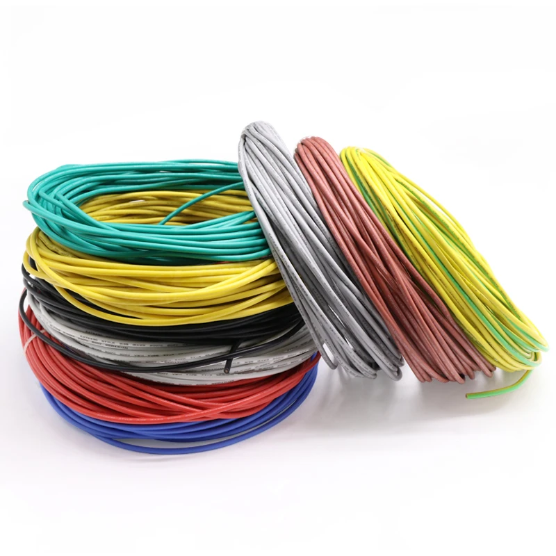 

2M/5M UL3135 Silicone Wire 30 28 26 24 22 20 18 16 14 12 AWG Rubber Copper Electron Cable Insulated Soft LED Lamp Lighting Wires