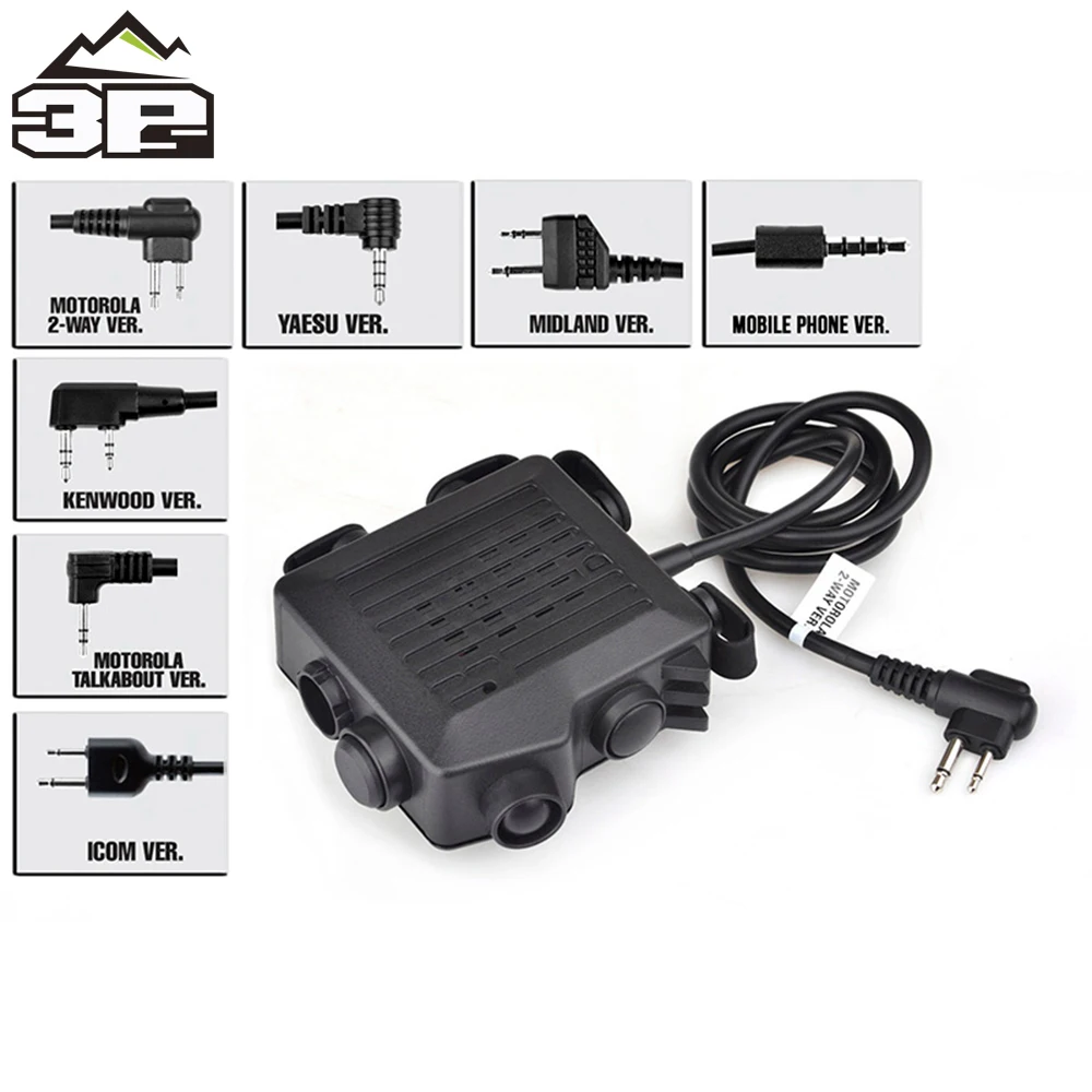 Arisoft SELEX TACMIC CT5 PTT Kenwood Motorola Icom охотничья тактическая гарнитура радиоаксессуары Push