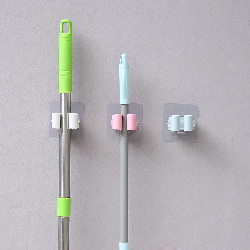 Настенный держатель для швабры настенный клейкая вешалка хранения предметов