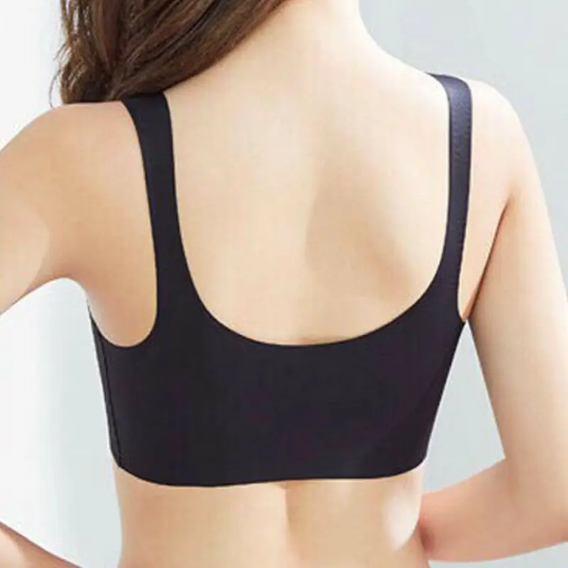 

Women Seamless Bottoming Bra Sport Vest No Steel Ring Gather Comfortable Yoga UK