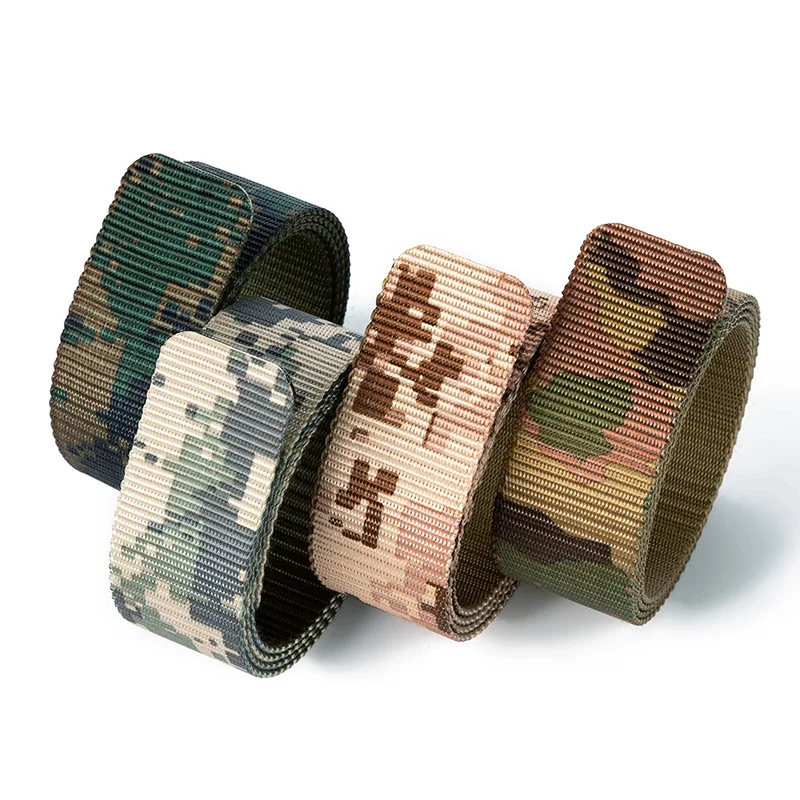 

1PC 3.8cm Camouflage Bead Pattern Imitation Nylon Webbing Belt Clothing Accessories