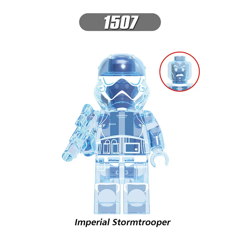 8 шт./компл. Звездные войны шторм солдат Ворон голографический R2-D2 детский