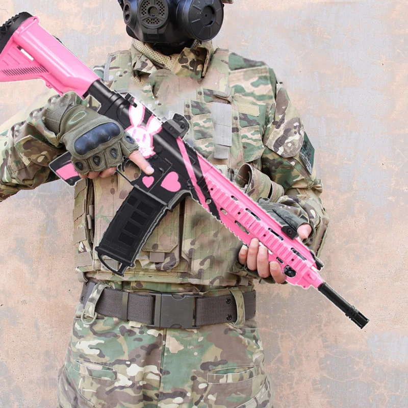 M416 электрическая Взрывная Водяная бомба Автоматический детский игрушечный пистолет открытый Кристалл бомба игра стрельба пистолет детский подарок