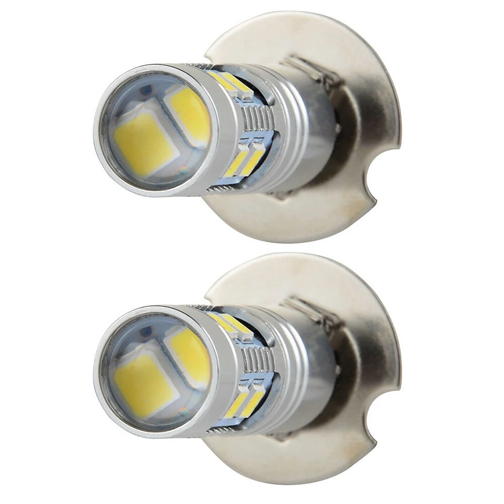 

2pcs H1/H3 LED Headlight Bulb Waterproof Super Bright Fog Light Daytime Running Light 6000K White