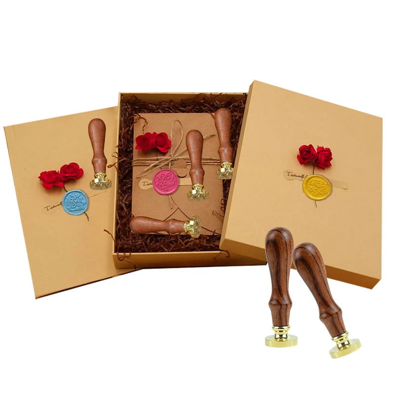 Уплотнитель в стиле ретро с рисунком металлическая деревянная ручка Love Miss You