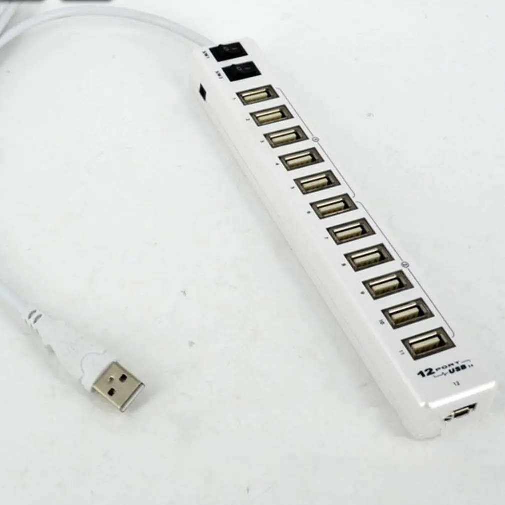 12 Порты и разъёмы Разветвитель USB хаб один для двенадцать с высоким уровнем