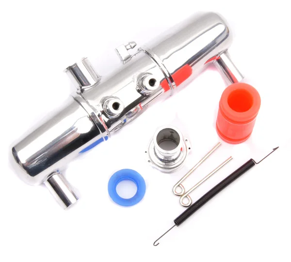 1/8 scale RC Duel настраиваемый Глушитель Трубы для HPI Racing SAVAGE X 4 6 грузовиков 4.6CC нитро