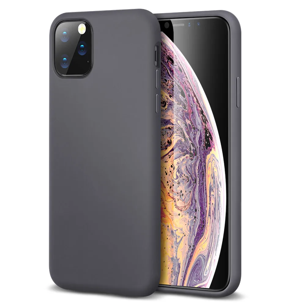 Gray ESR жидкий силиконовый резиновый чехол для iPhone 11 Pro Max Yippee цветной мягкий чехол для iPhone 11 противоударный чехол для iPhone 11 Pro - Цвет: Gray
